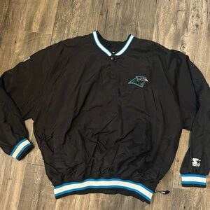 Vintage, NFL starter, pull over Carolina Panthers jacket sz XL